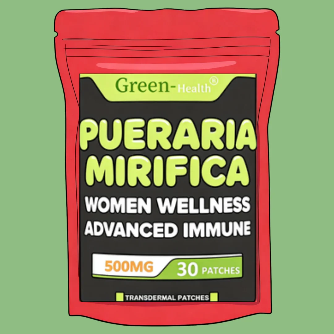 Pueraria Mirifica Transdermal Patches Natural Wellness Support for Women's Health Boosts Immune System & Energy Levels 30 Count