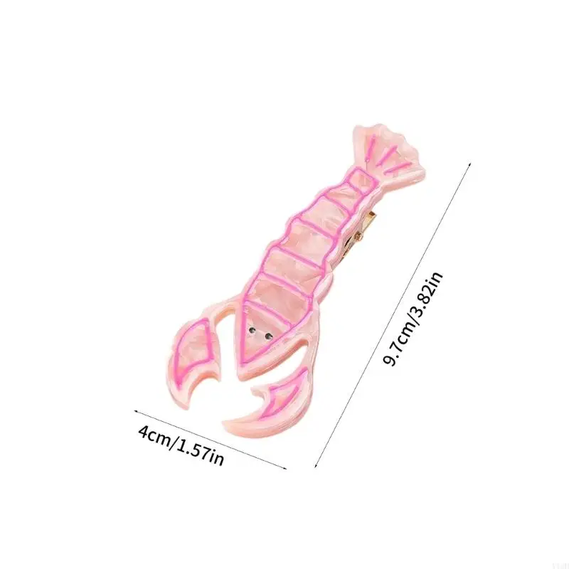 Stylish Lobster Hair Clip Acetate Construction Delicate Hair Ornament Gentle Hold For Women’s Hairstyle Accessories