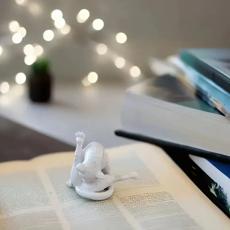 تمثال فرو ساحر لعق القطط من الراتنج - نمط إحياء فني، متعدد الوظائف في الهواء الطلق والديكور المنزلي