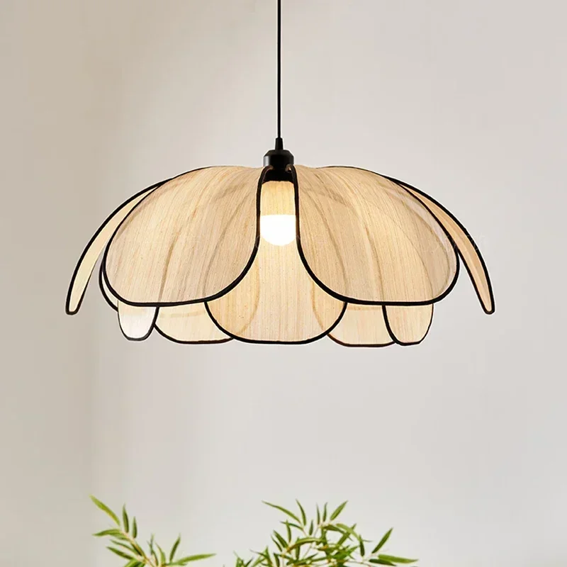 

Petal Pendant Lamps for Table Dining Living Room Kitchen Bedroom Vintage Ceiling Chandelier Lighting Suspension Design Fixture