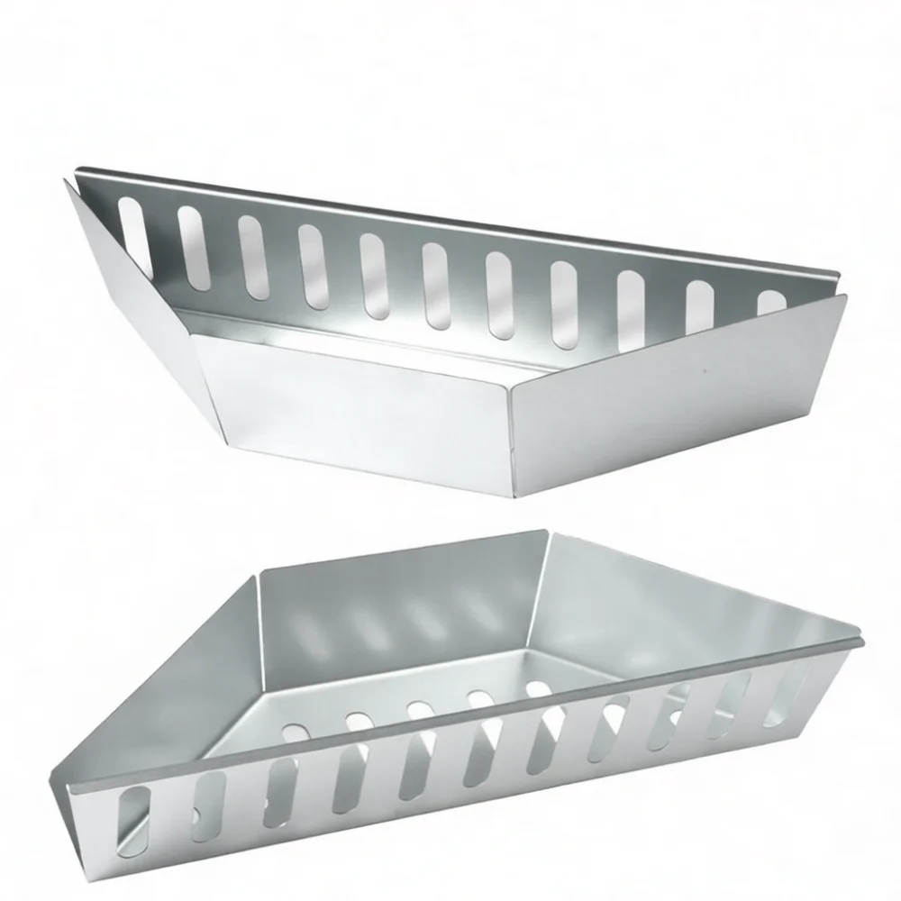 Outdoor Charcoal Basket Galvanized Steel BBQ Fire Box Heavy Duty Grill Ash Container Camping Cooking Tool Heat Efficiency