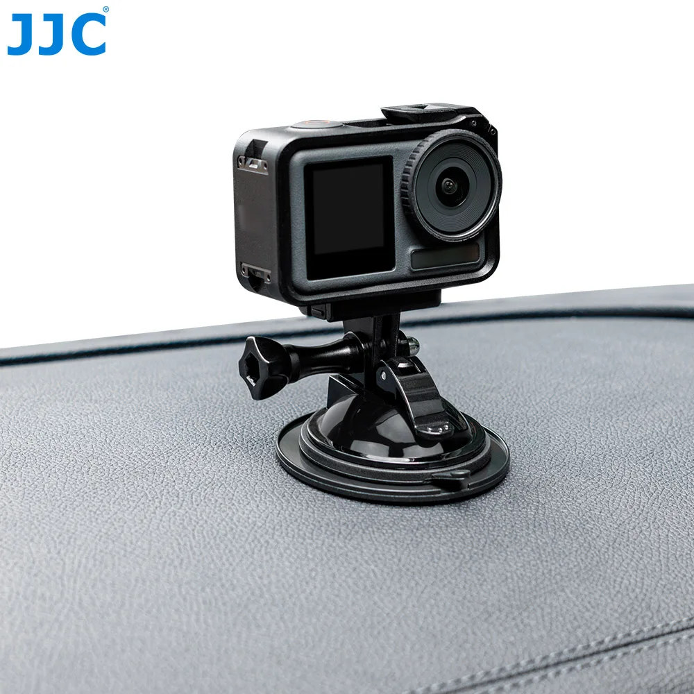 JJC DJI Action GoPro Suction Cup Mount Windshield Camera Holder Tripod Adapter 120° Adjustable for  GoPro Hero 11 10 9