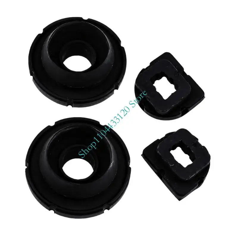Four Molded Radiator Support Pads for Upper and Lower Mount Service