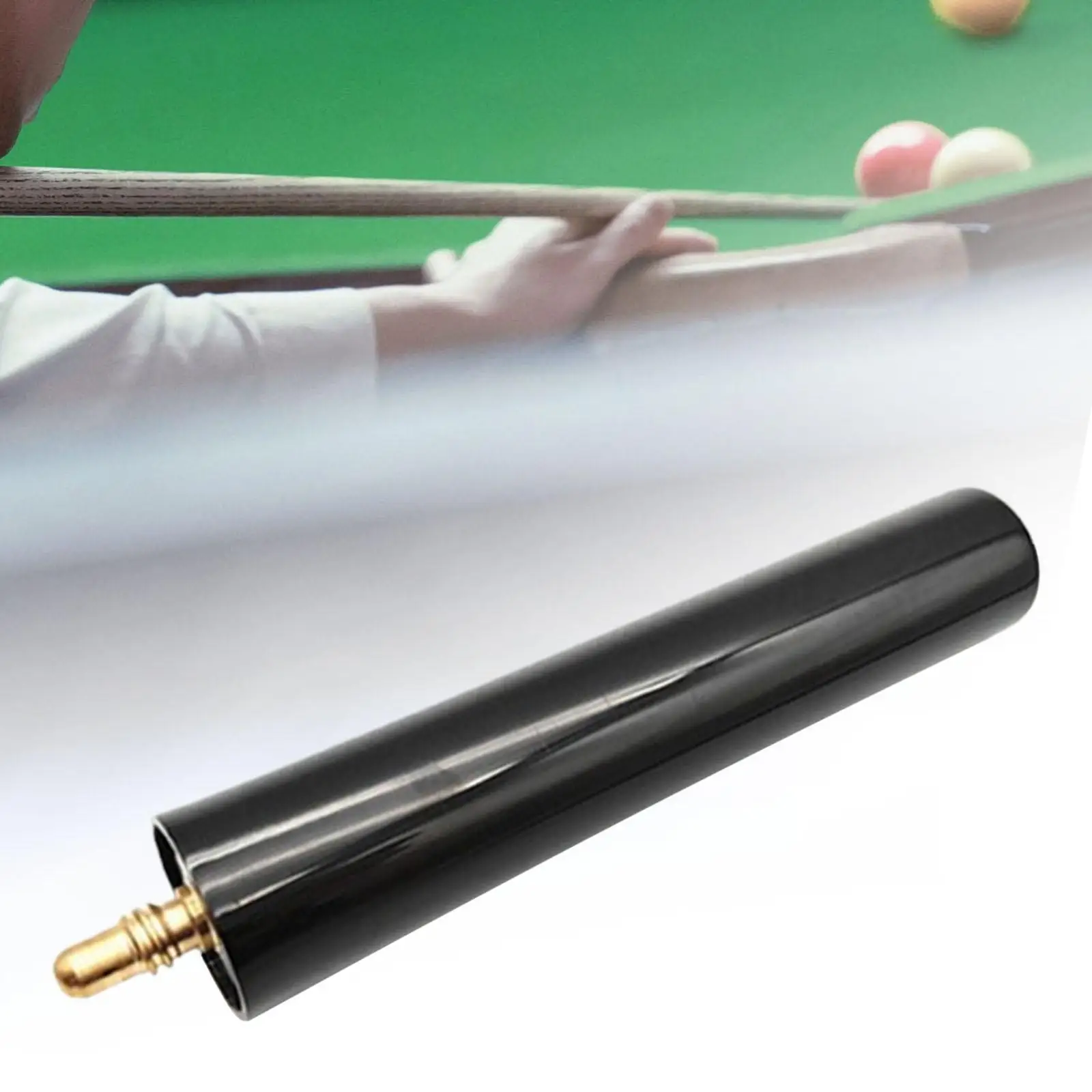 Pool Cue Extender Billiards Cue Extension Lightweight Lengthen Tool Billiard Snooker Cue Extension for Billiard Enthusiasts