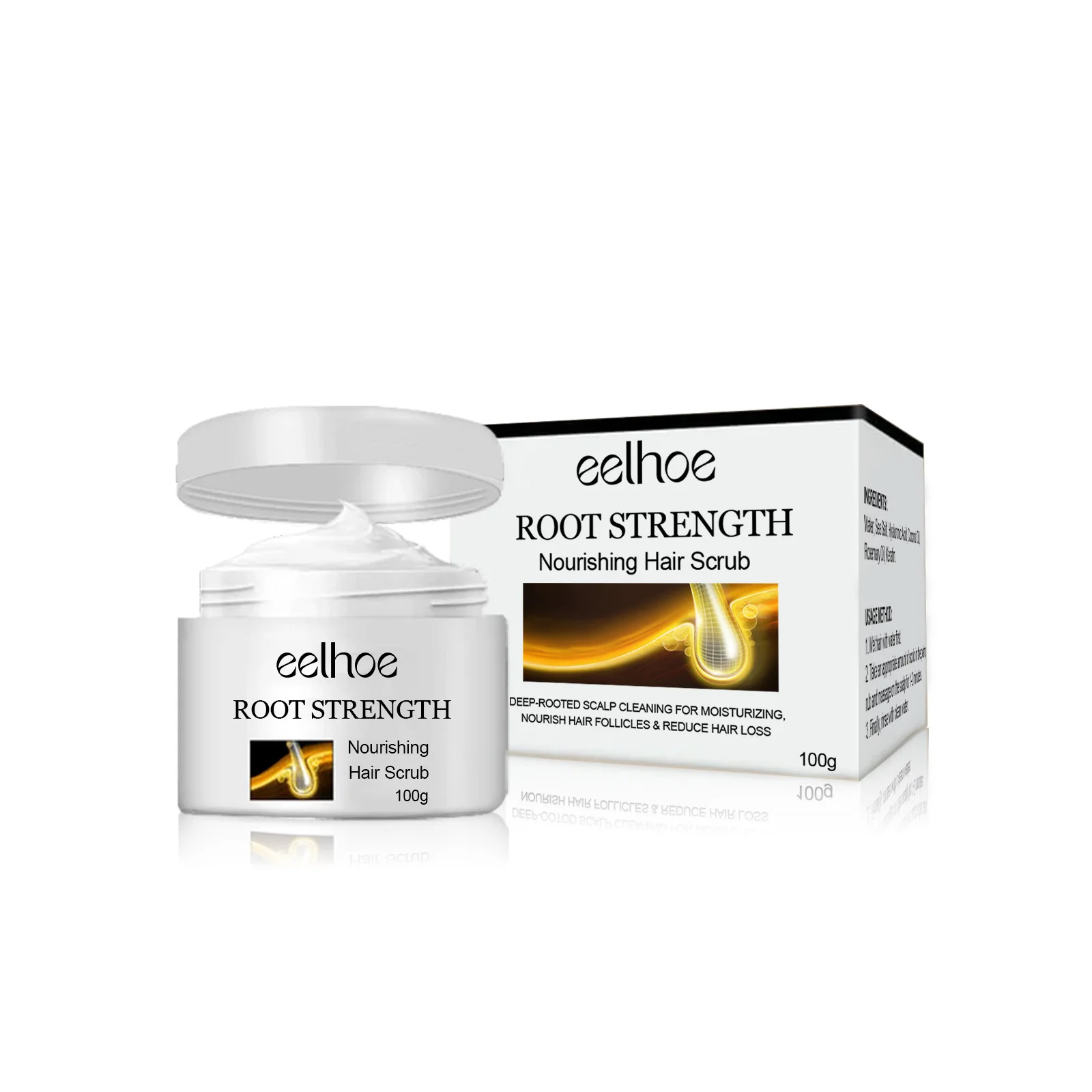 Anti Bald Shampoo Prevent Hair Thinning Repair Follicle Oil Control Fluffy Anti-Itching Nourish Root Treatment Hair Growth Scrub