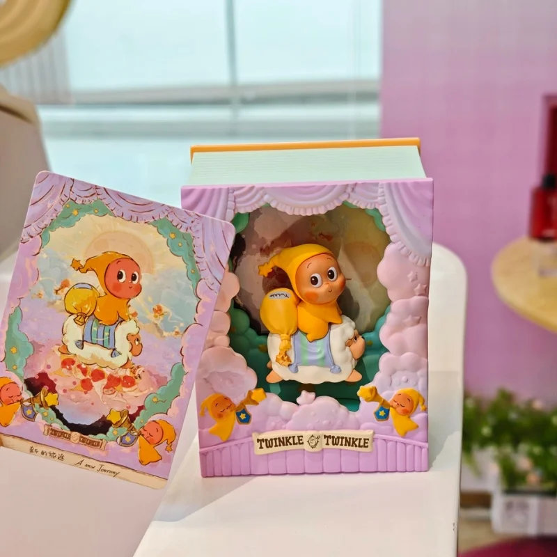 

Pop Mart Twinkle Star Light Up Series Scene Blind Box Cute Collectible Figurine Desktop Decor Fashion Gift For Collectors