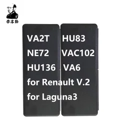 LiShi 2 in 1 VA2T VA2 HU83 NE72 VAC102 HU136 VA6 for Renault V.2 Laguna3 Locksmith Tools for Renault,Citroen Peugeot Car Keys