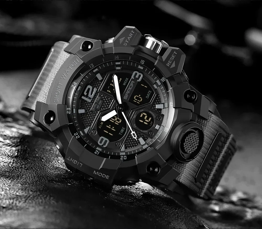 SANDA Orologio militare al quarzo Uomo Orologio da polso impermeabile per uomo Orologio shock relogios masculino Orologi sportivi da uomo delle migliori marche