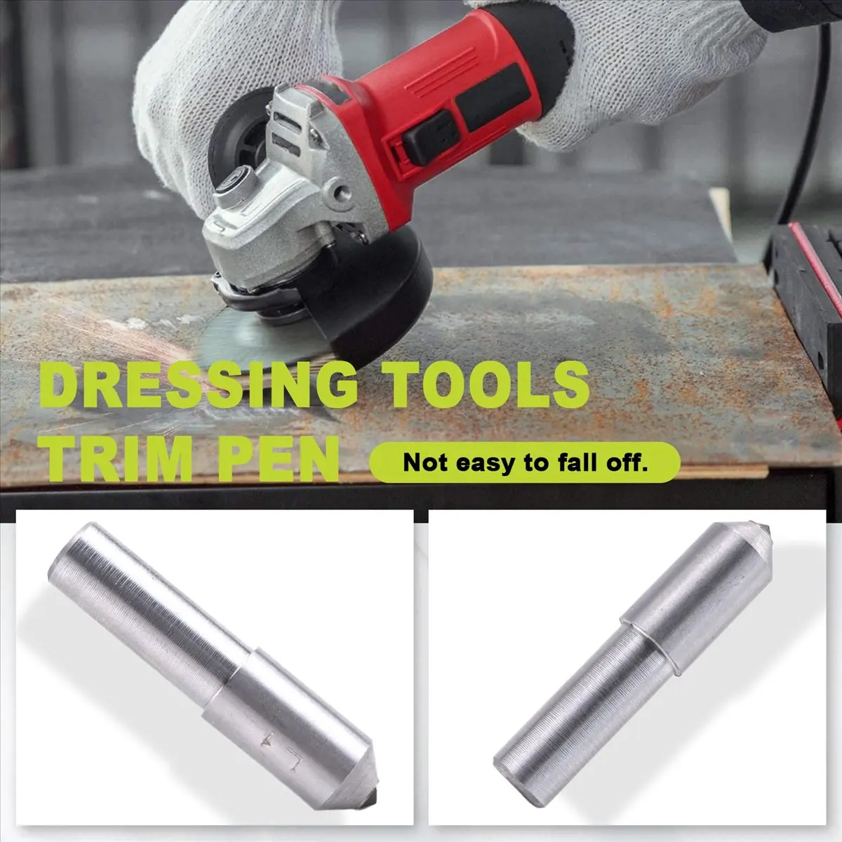 A74U 11mm Diameter Grinding Disc Wheel Grinding Dresser Dressing Pen Tool