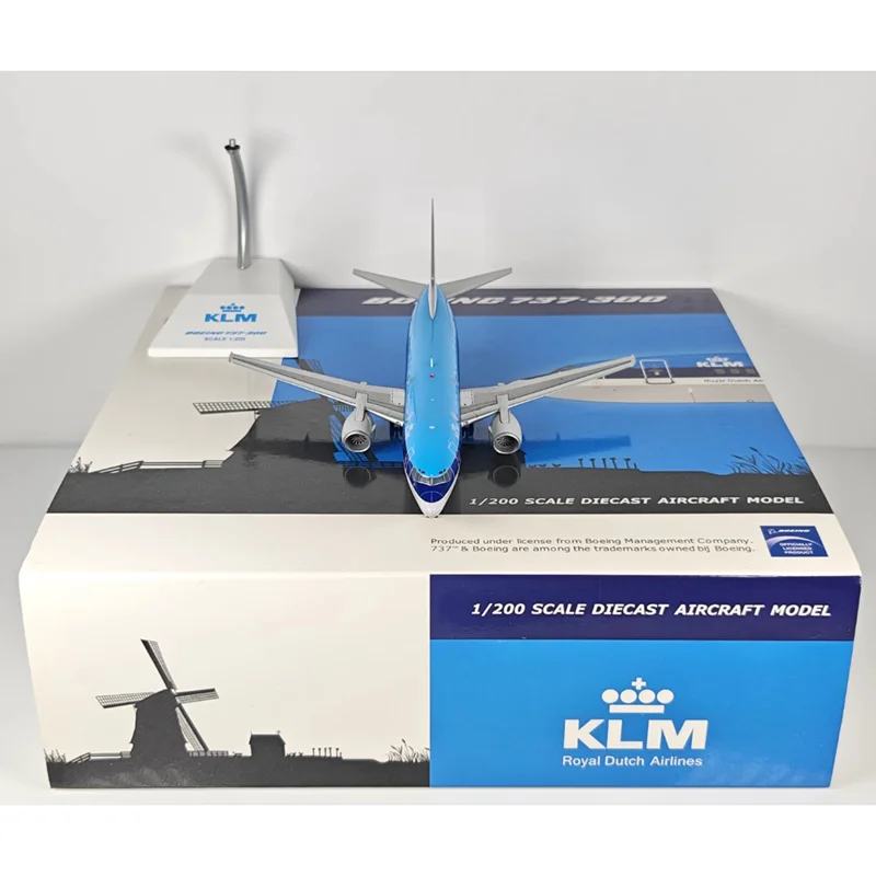JC Wings Diecast 1/200 Scale Dutch Aircraft B737-300 PH-BDD Alloy Aircraft Model Collectible Decorative Ornament