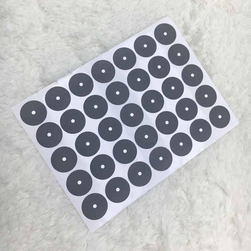 2Sheets Pool Table Marker Stickers Round Black Billiard Spot Decals Self-Adhesive for Cue Ball Position Long-Lasting