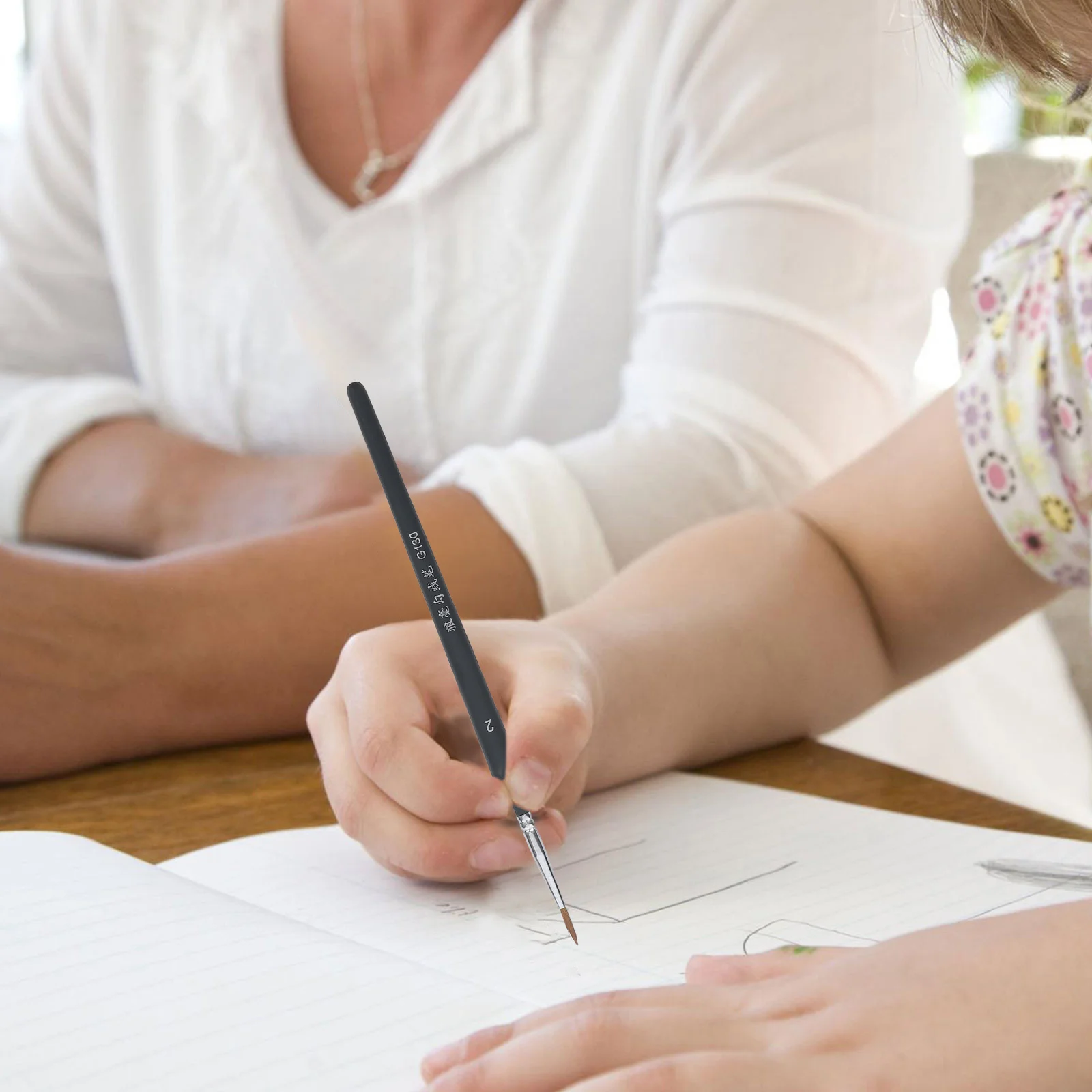 

11Pcs Artist Painting Brushes Smooth Wood Handle Mini Fine-Tip Brush Set for Detailing Drawing Watercolor Painting Use