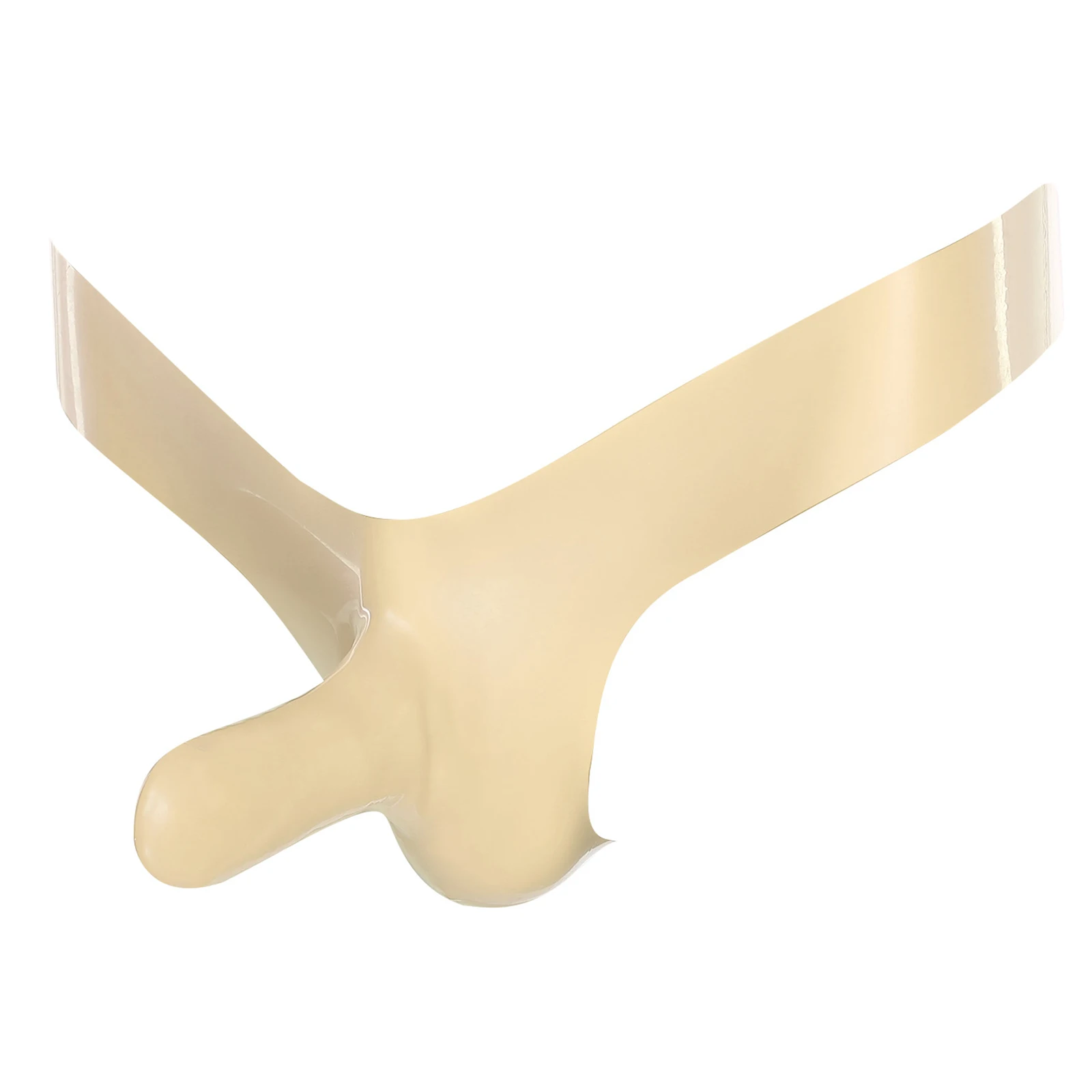 

Men Lingerie Latex Thong Panties Sheath Bulge V-shape Elephant Nose T-back Briefs Underwear for Erotic Nightwear Raves Party