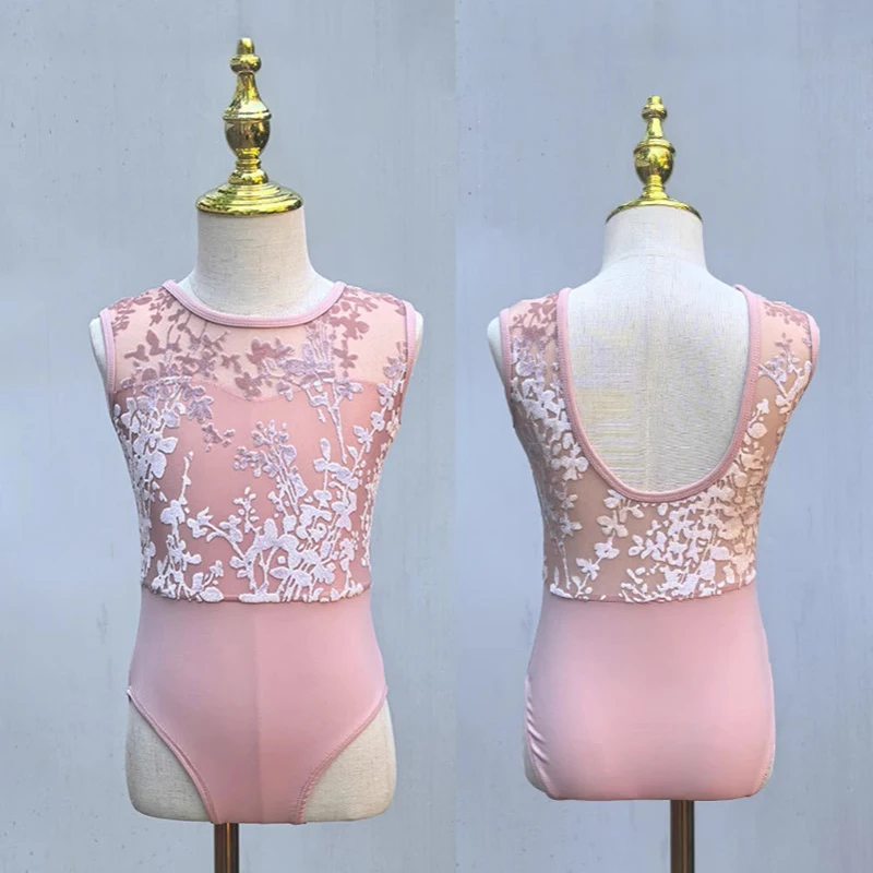 

Summer Girls Ballet Leotard with Skirt Outfit Children Dance Costume Ballet Practice Uniform Gymnastics Kids Clothes