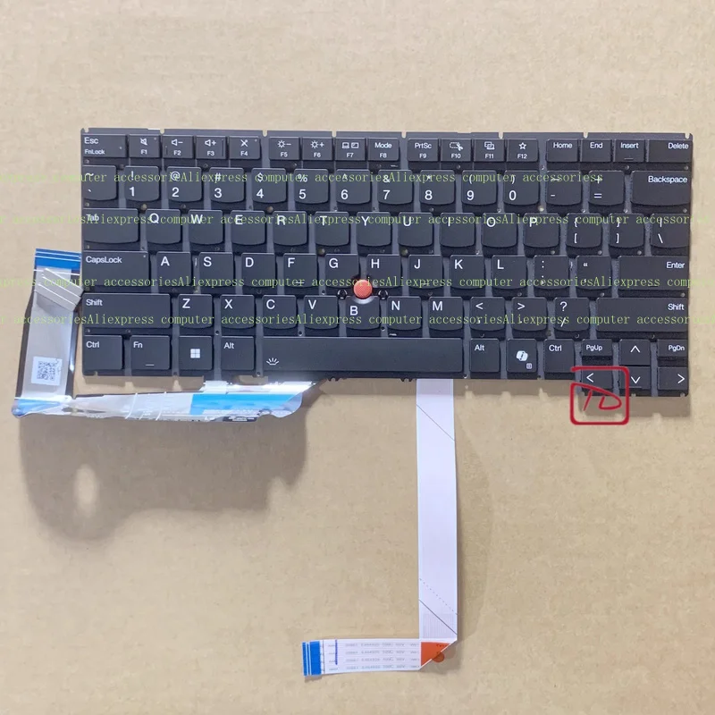 

P + новая клавиатура с подсветкой в США для ноутбука ThinkPad T14s Gen 5 T14s Gen 6 P1 Gen 7