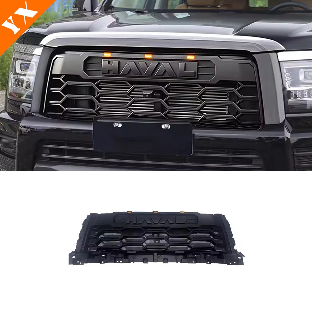 For haval h5 great wall Accessories 2023 2024 Replacement Car Modified Black Knight Front Bumper Grille FG Honeycomb Grille