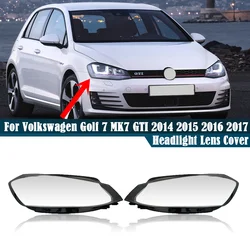 For Volkswagen VW Golf 7 MK7 GTI 2014 2015 2016 2017 Headlamp Transparent Cover Lampshade Headlight Shell Lens Plexiglass