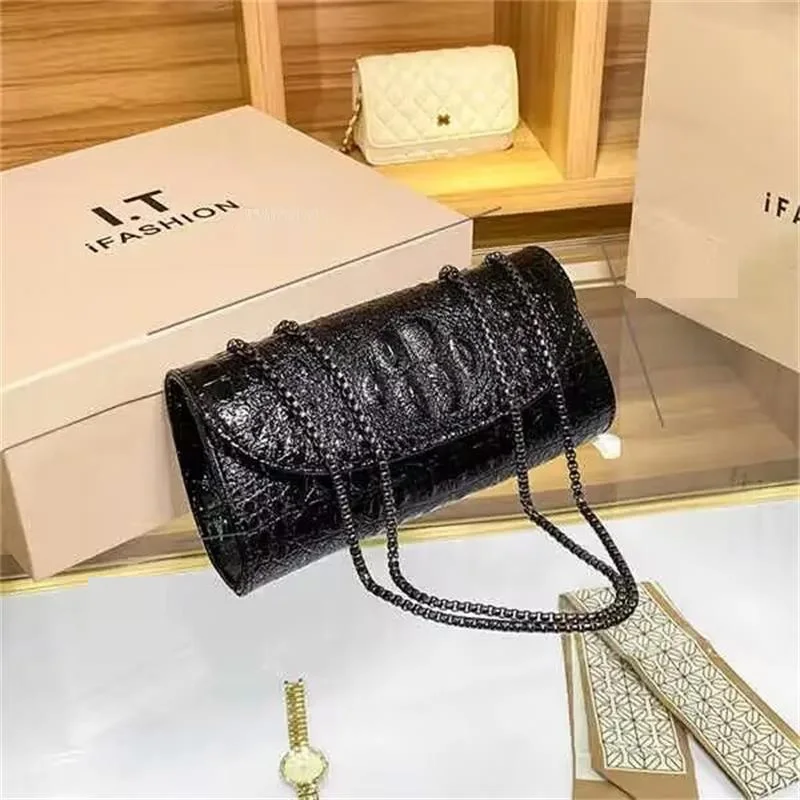 Fashion Green Handbags Small Crossbody Bags For Women New 2024 European Luxury Brand Women\'s Bag Hobos Chain Shoulder Handbags