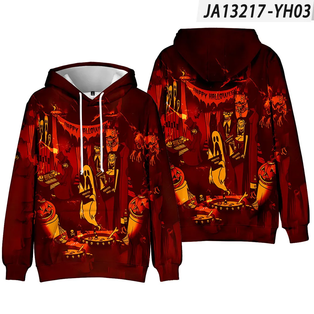 

New Men Women Hoodies Outerwear Halloween Gift Before Christmas Jacket 3D Print Female/male Hoody cosplay Sweatshirt