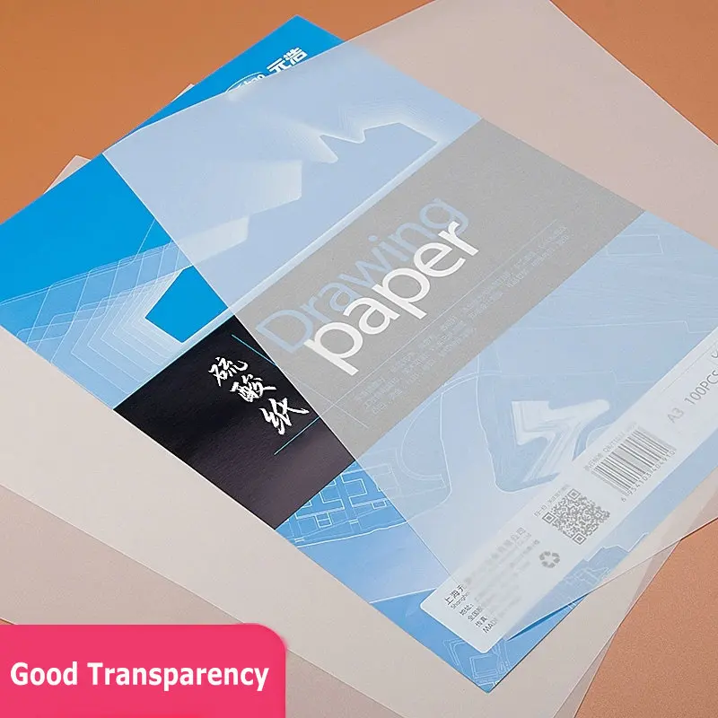 Good Transparency Tracing Paper A3 A4 Copy Paper Caligraphy Blueprints Drawing Paper A2 A1 Large Trace Paper 73G