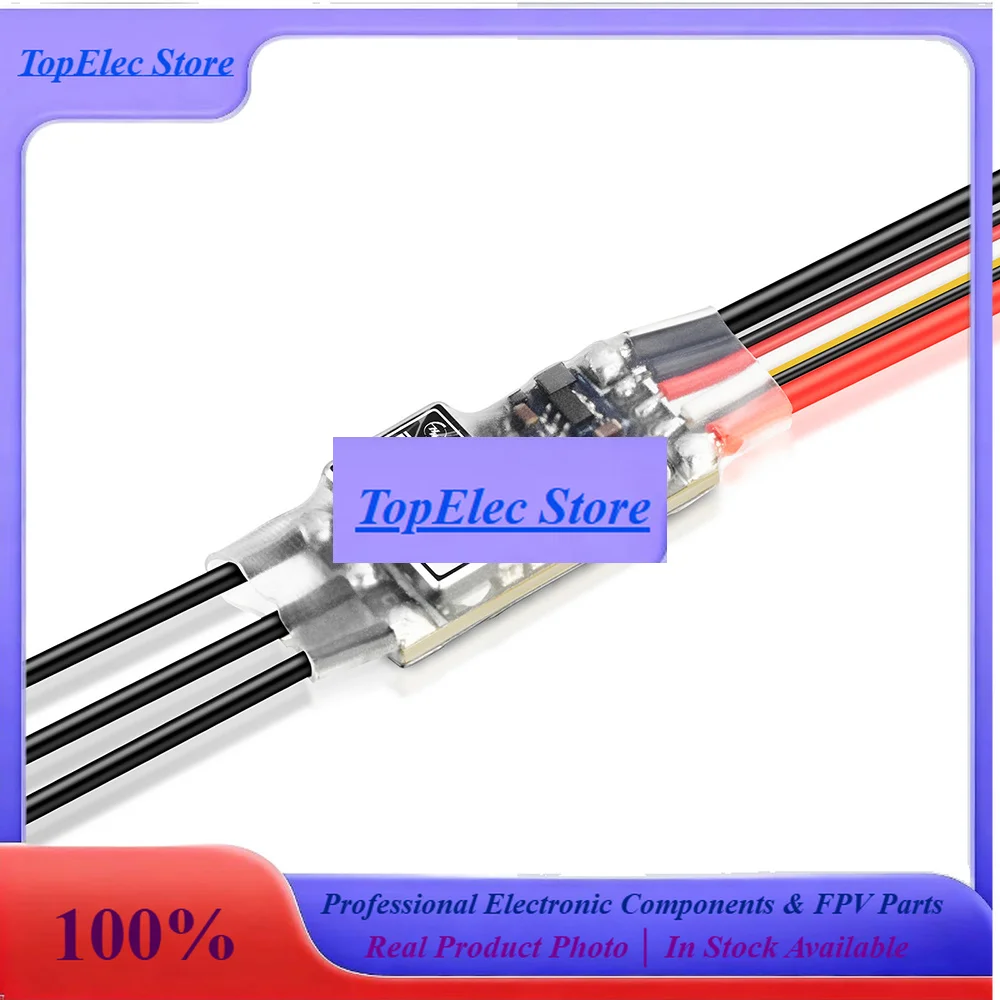 TopEsHOBBYWING Platinum 18A Brushless ESC 18A V5 F3P ESC 5.5V/4A BEC 2-4S LiPo 32-bit MCU For 120g-320g F3P Electric Fixed-wing