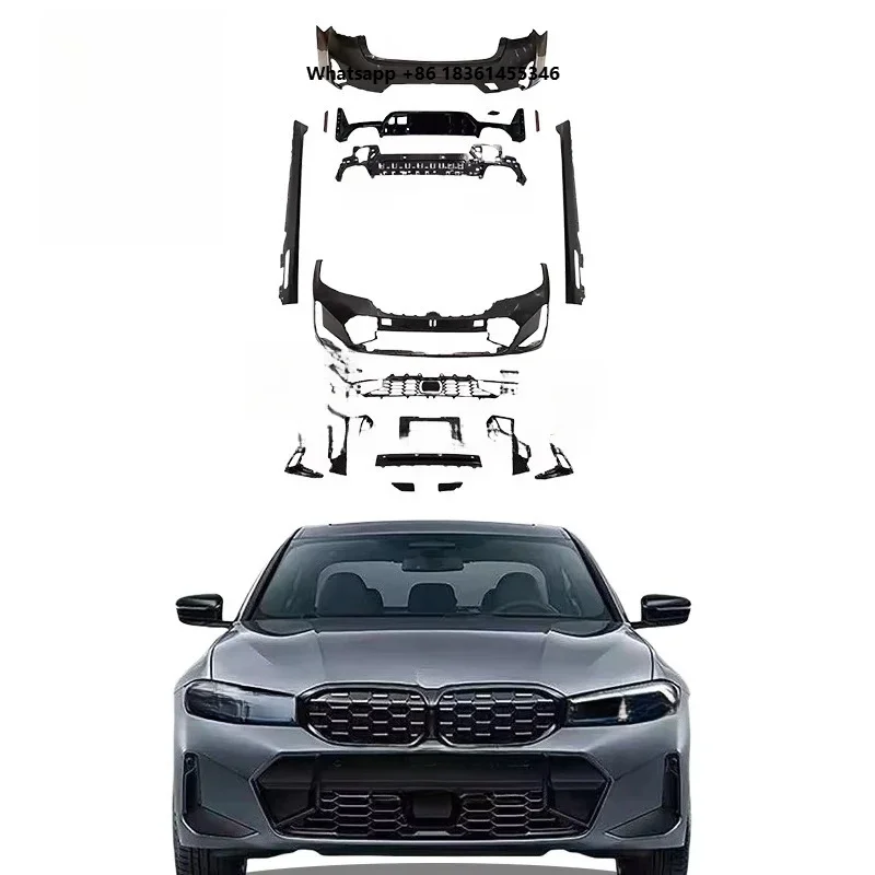 

For G20 G28 2023+ Body Kit Front Rear Bumper Side Skirt Grille Fit