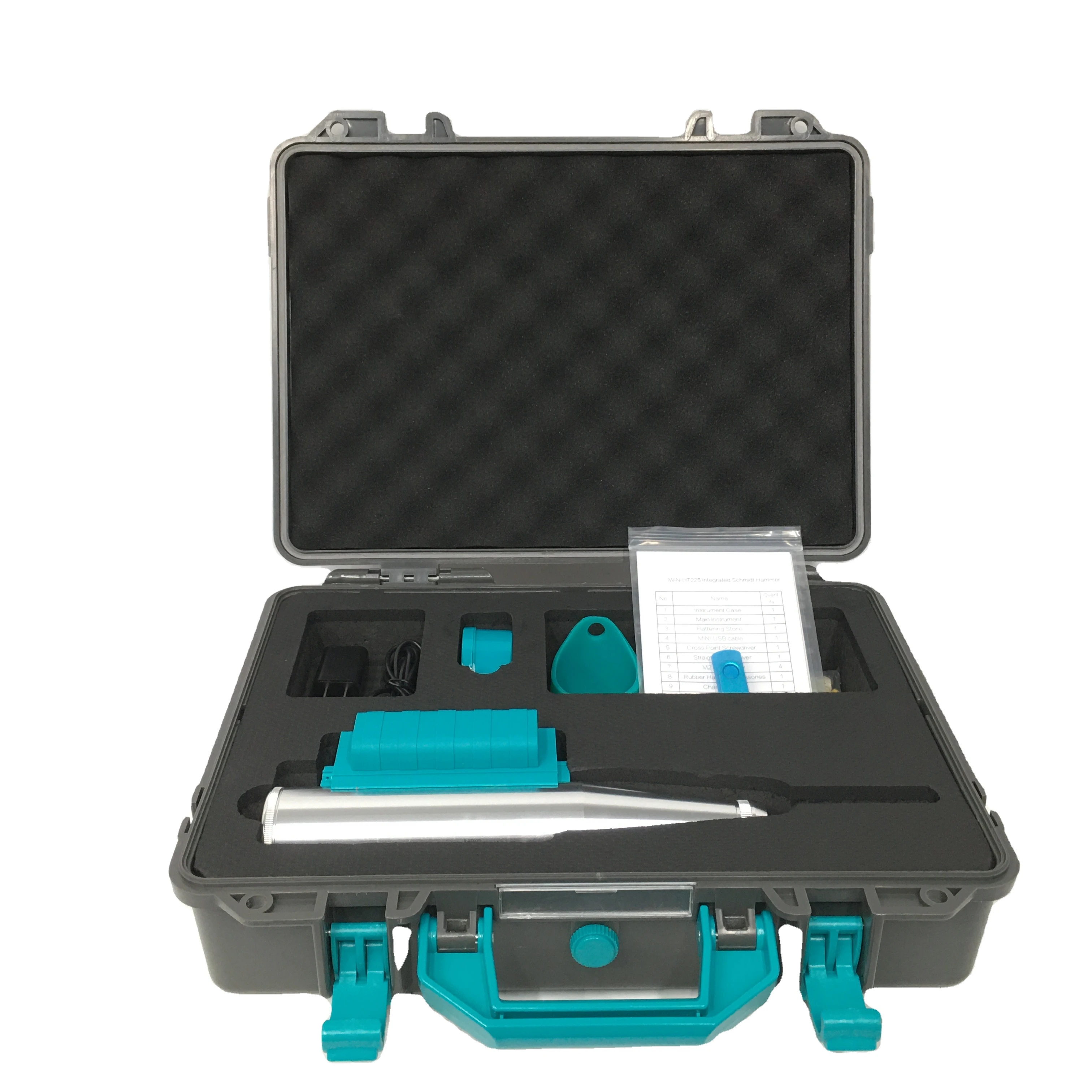 

Digital Rebound Hammer & Sclerometer Test Kit for Impact Concrete Analysis
