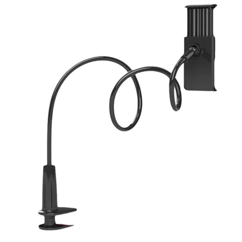 

2025 New-2X 360 Rotating Flexible Long Arms Mobile Phone Holder Desktop Bed Lazy Bracket Phone Stand For Phone And Tablet(Black)