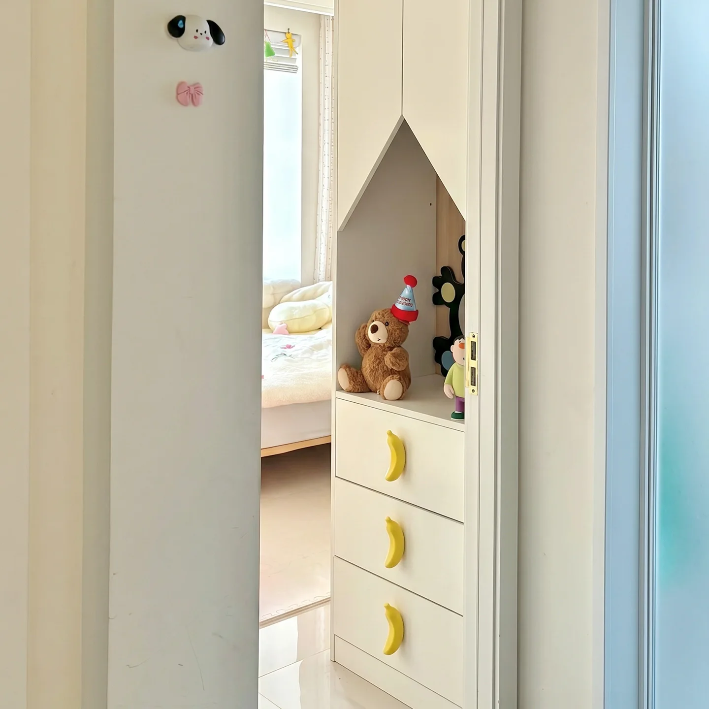 Cute Fruit Shape Cabinet Knobs Children Room Drawer Handles Colorful Kids Wardrobe Pull Handles Home Furniture Hardware Decorati