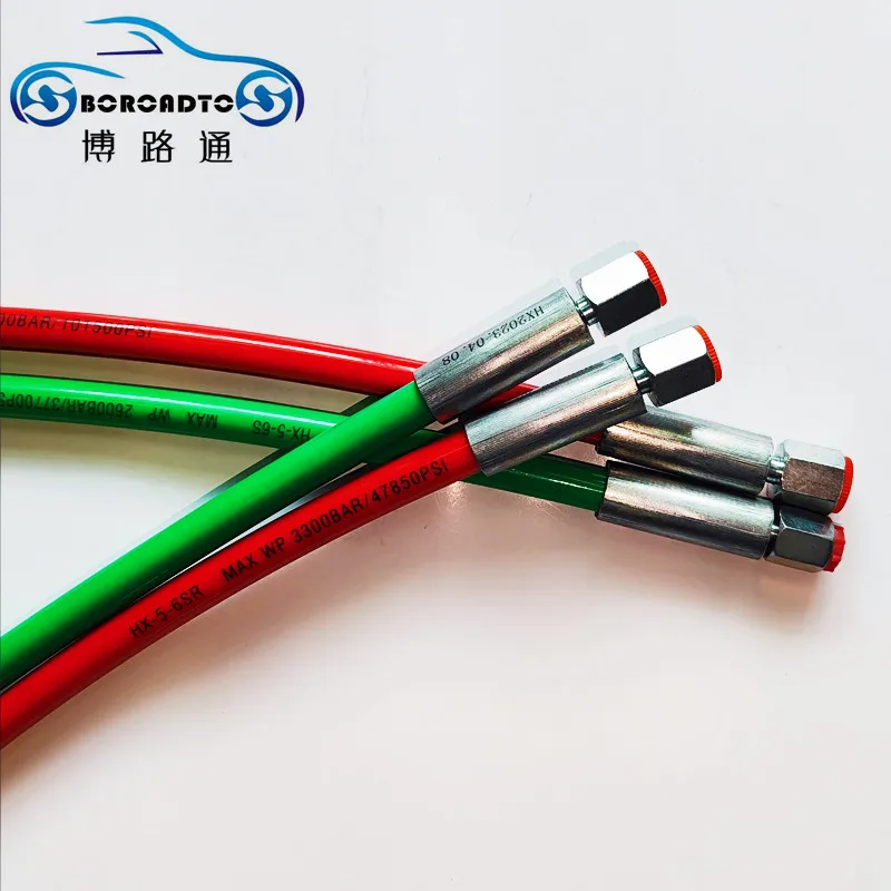 400mm 600mm Flexible Diesel Tube 2600bar 3300bar Oil Pipe Common Rail Test Bench Spare Part