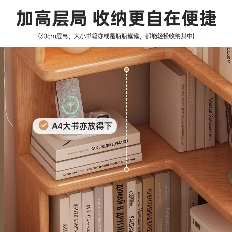 خزانة أثاث غرفة المعيشة في غرفة المعيشة، رف كتب للأطفال، رف تخزين خشبي، منظم كتب