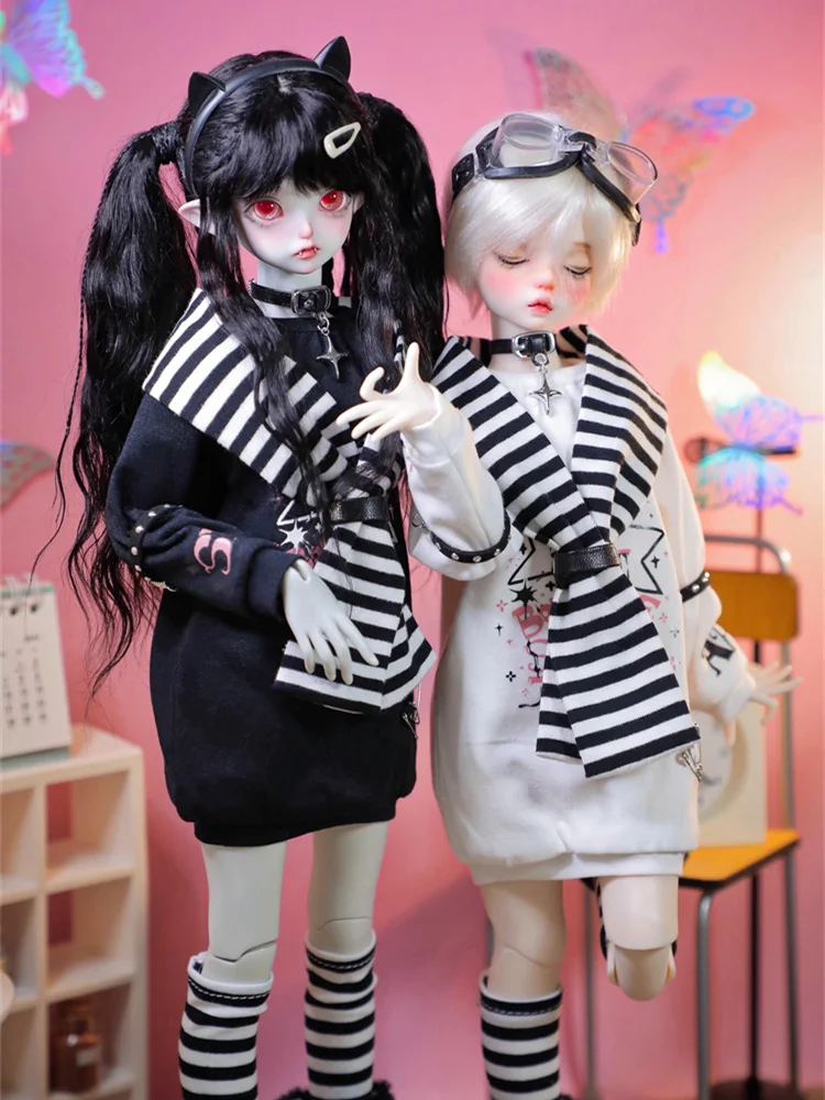 New Arrival BJD Doll Clothes For 1/4 Doll Accessories MSD MDD Sweater Socks Scarf Doll Dress Up Gift Diy Clothes (bez lalki)