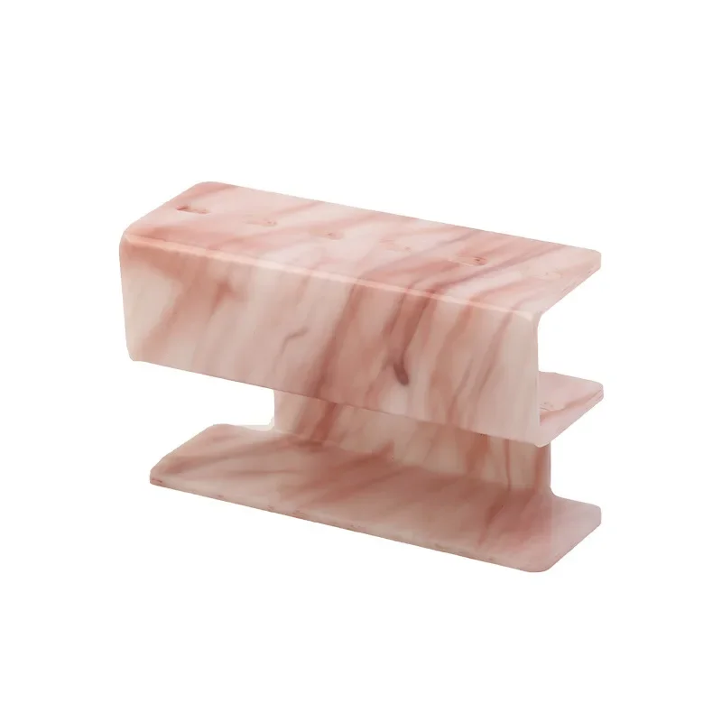 Acryl wimpers pincet opslag houder 6-gaten standaard rek duurzaam pincet organisator plank wimperverlenging make-up tool
