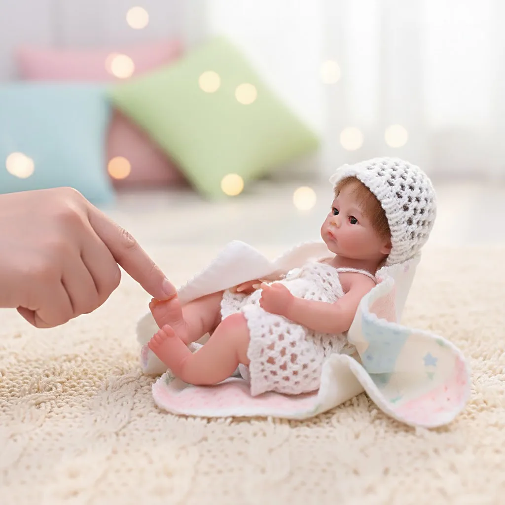 ตุ๊กตาเด็กทารกซิลิโคนเหมือนจริง Cloveray ขนาด 8 นิ้ว ตุ๊กตาซิลิโคนเนื้อนิ่มทั้งตัว น่ารักมาก ตุ๊กตาซิลิโคนแข็งคุณภาพสูง ของเล่นเด็ก ของขวัญเด็ก