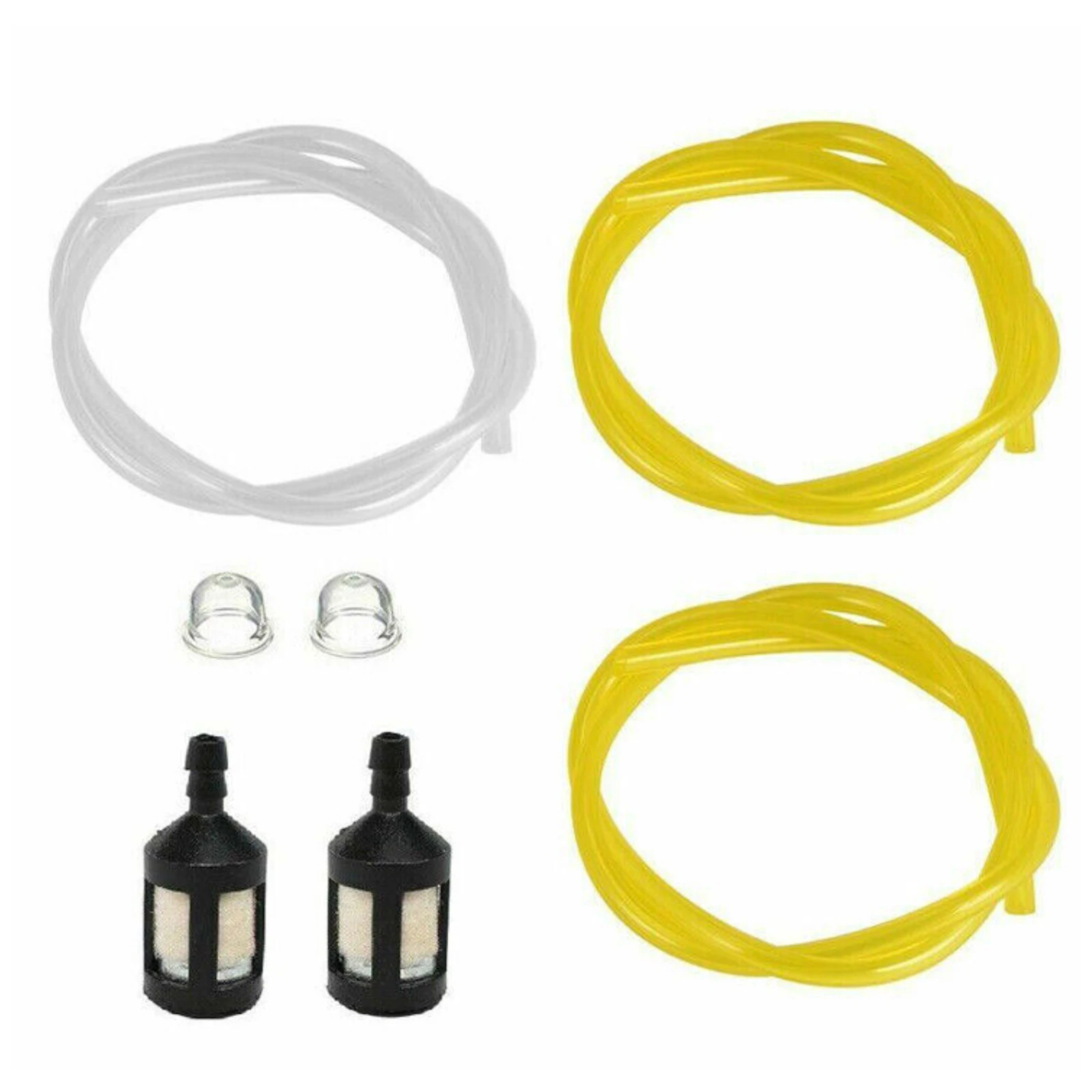 1 Set Fuel Line Pipe & Filter With Primer Bulbs Kit For McCulloch Trimmer / Strimmer / Brush Cutter Models Chainsaw Accessories
