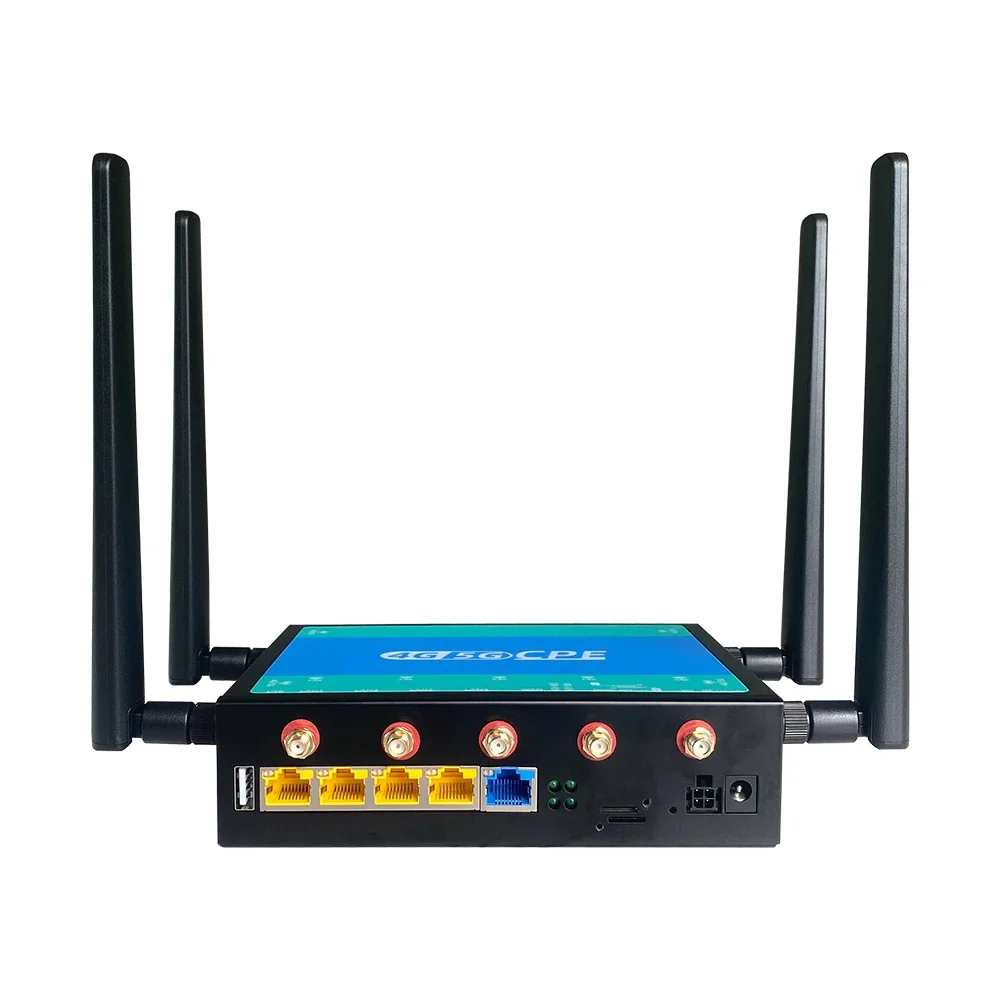 Two SIM 5G Router Unlocked WiFi6 3000Mbps Sim Card 4*LAN 2.4GHz 5Ghz 8 Antenna 5G Modem Home Hotspot Simcard WiFi Router