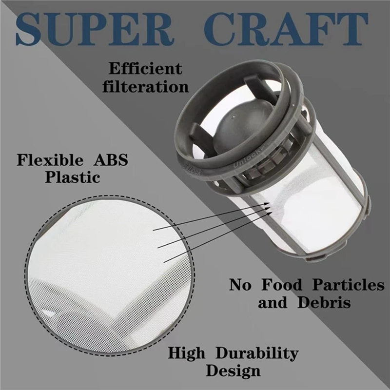 ABDJ-W 10872845   استبدال كوب مرشح مضخة غسالة الصحون ل 8579307   AP 6030094   ث 10056425   ث 10056426