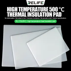 RELIFE – plate-forme de réparation de soudage pour Station de soudage BGA, tapis de retouche résistant à la chaleur, tampon d'isolation thermique en Silicone pour pistolet à Air chaud