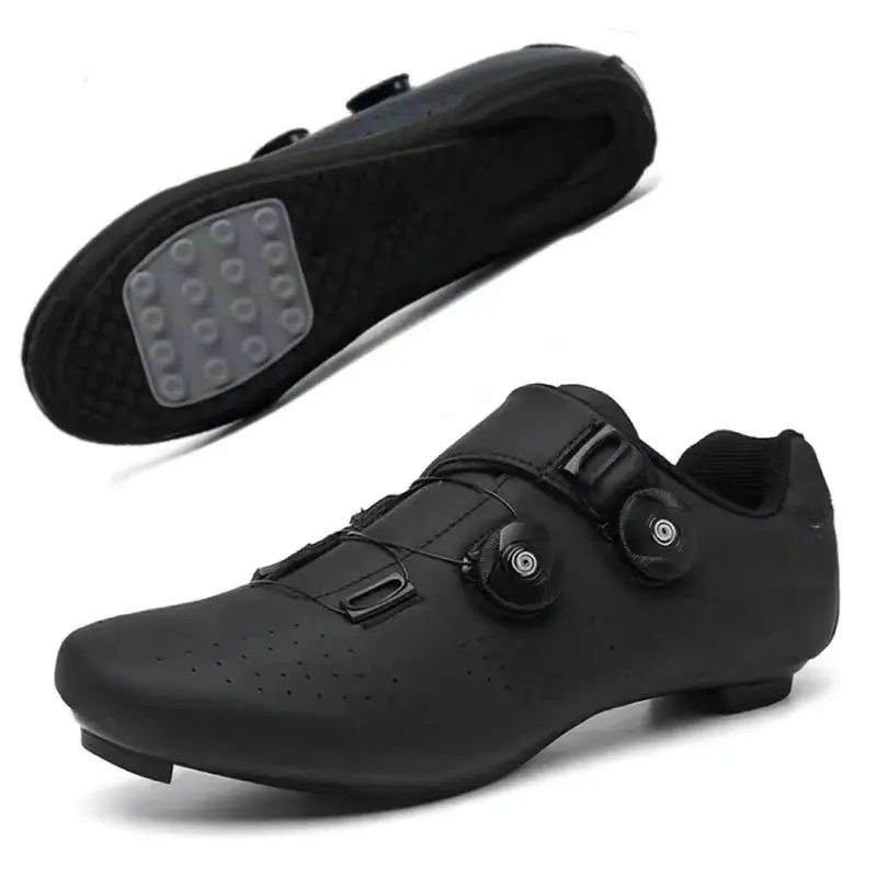 Ultraleichte Fahrradschuhe, atmungsaktiv und leicht, SPD-kompatible Hartsolzen für Rennrad- und Mountainbike-Wettkampftraining – Detail 9