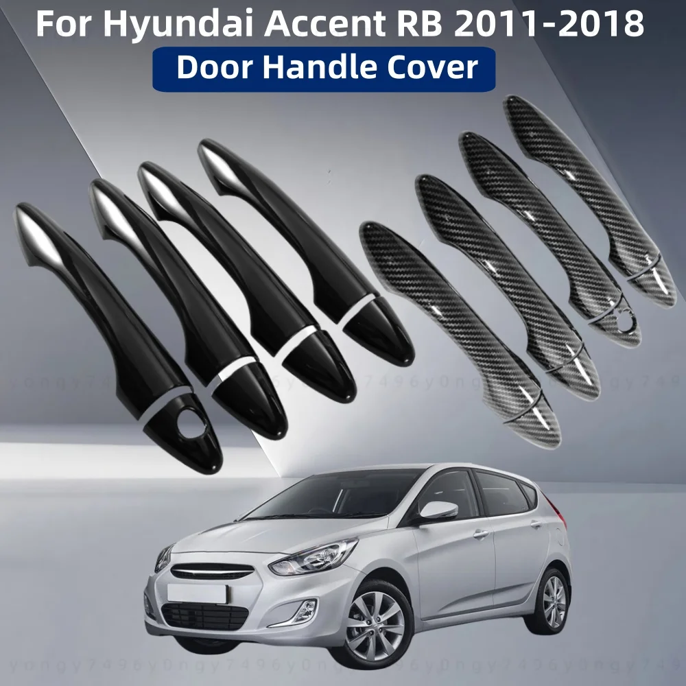 

Обновление автомобиля для Hyundai Accent RB 2011 2012 2013 2014 2015 2016 2017 2018 Стайлинг дверная ручка чаша крышка отделка аксессуары