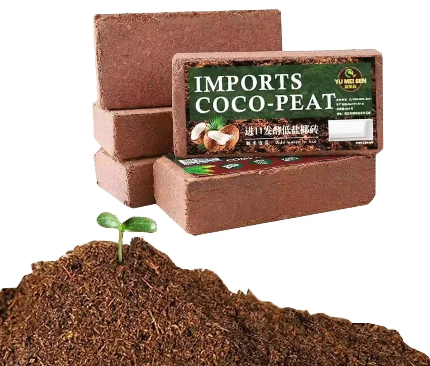 Potting Soil Expandable Compressed Universal Coconut Coir Starting Coconut Coir soil for Landscape