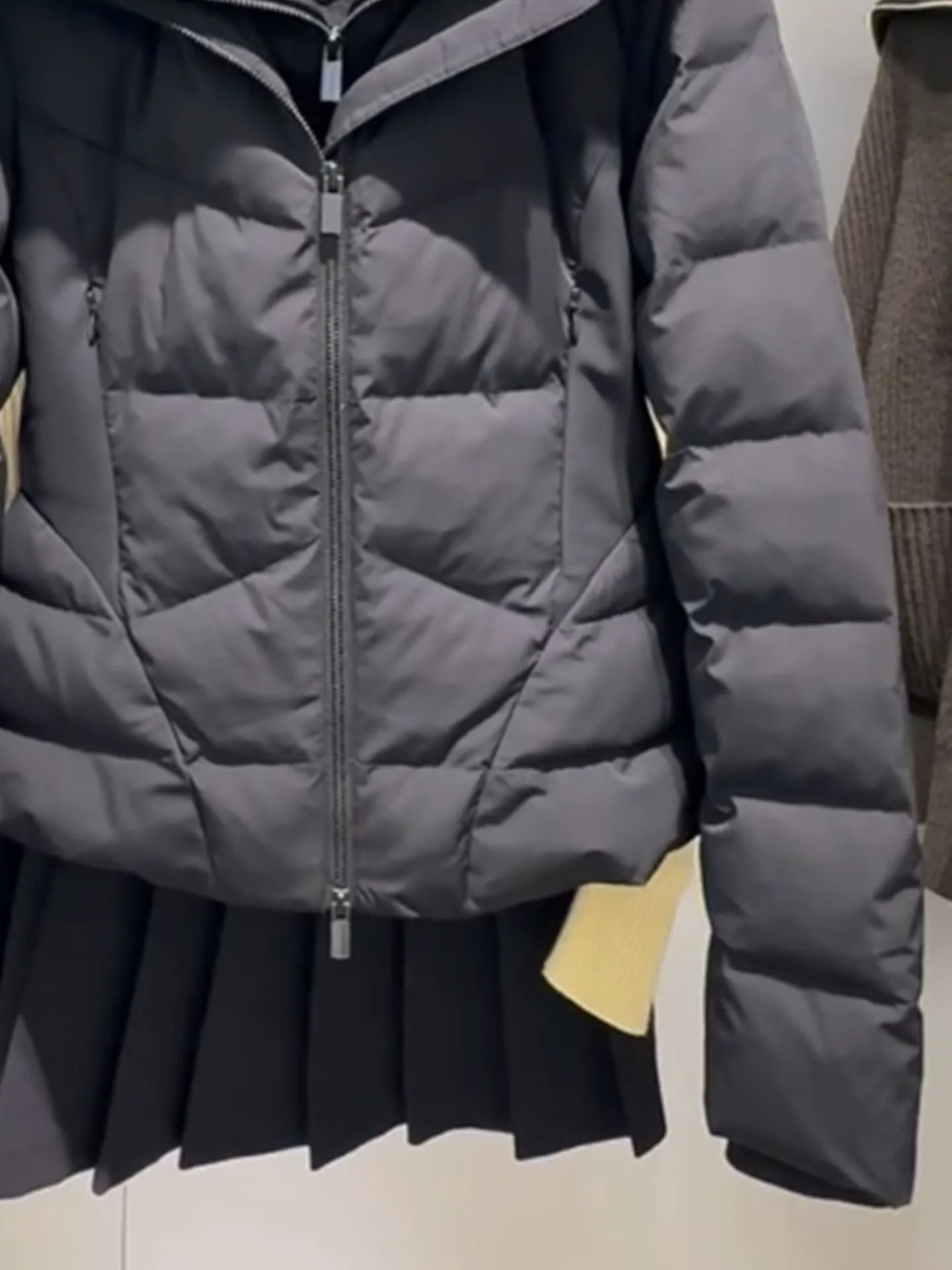 Sli ort Puffer Jaet Women's Bla Foamy Winter Coat Thi Outerwear Ele Feel Commute Sle Regular Fit Du down