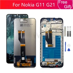 Screen For Nokia G11 LCD Display For Nokia G21 Touch Screen With Frame Digitizer Assembly Replacement With Tools