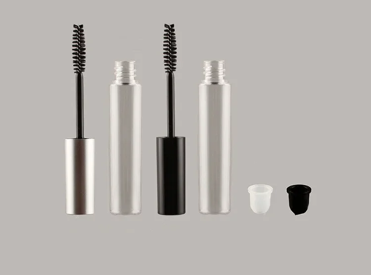 100 ピース/ロット 10 ミリリットル空の黒まつげチューブマスカラクリームバイアル/容器ファッショナブルな詰め替えボトルメイクアップツールアクセサリー