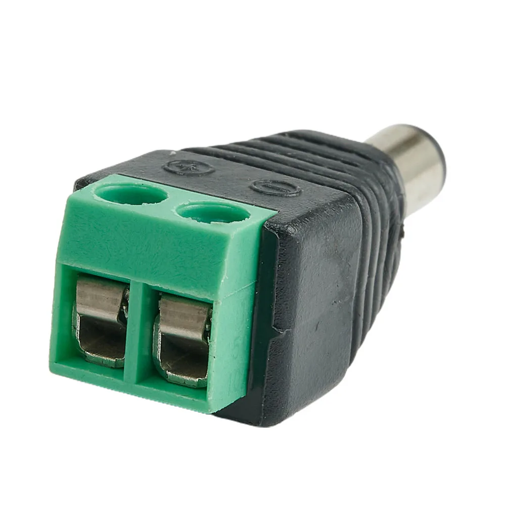 

Набор из 2 адаптеров-разъемов 2,1 мм DC 12V с винтовыми клеммами (штекер-гнездо) для подключения питания камер видеонаблюдения и систем безопасности