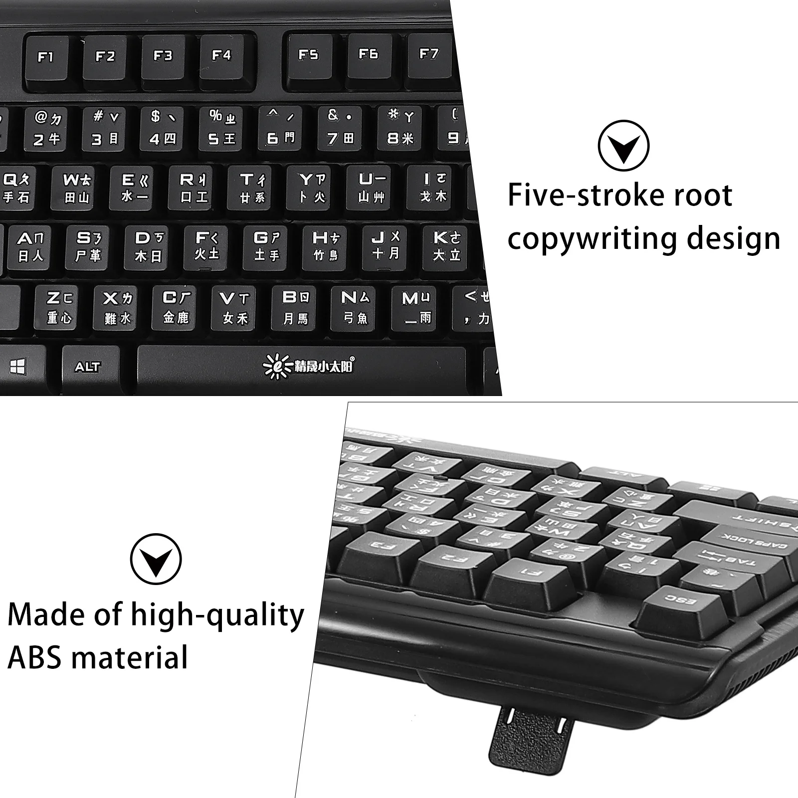 Clavier professionnel Zhuyin filaire USB, Support multilingue Durable, sans latence, expérience de frappe, clavier de jeu