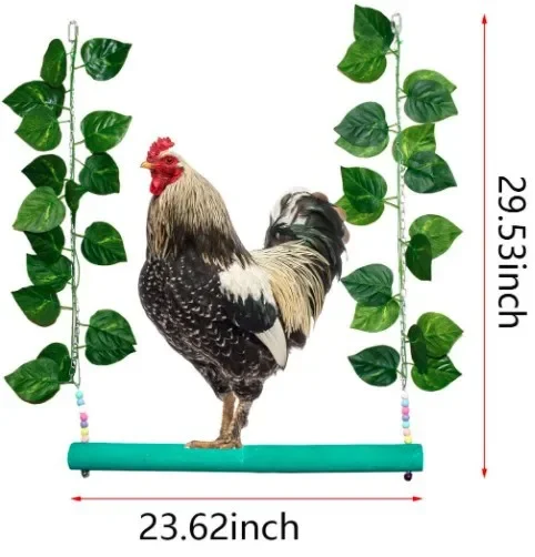 Parrot Biting Toy Bird Toy Parrot Frosted Swing Bridge Suspension Chain Swing Chicken Swing