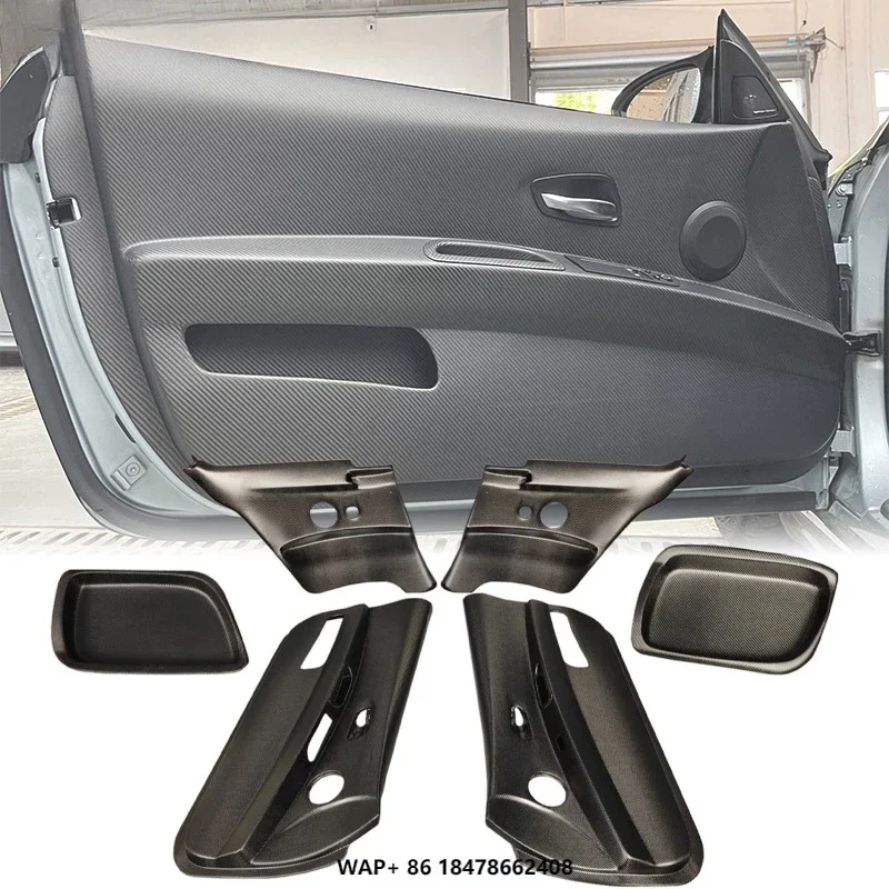 For 2007-2013  3 Series 328i/335i Coupe/Convertible E92/E93 M3-Specific OEM-Style Carbon Fiber Door Inner Panel Upgrade