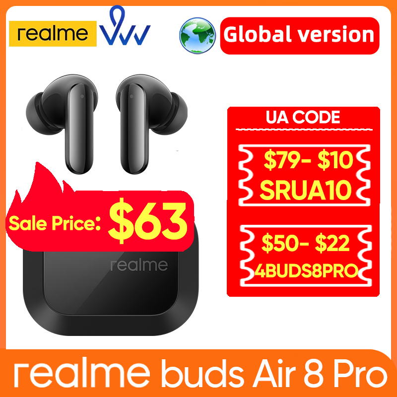  realme Buds Air 8 Pro TWS Wireless Earphone 55dB Noise cancelling depth Headphone  