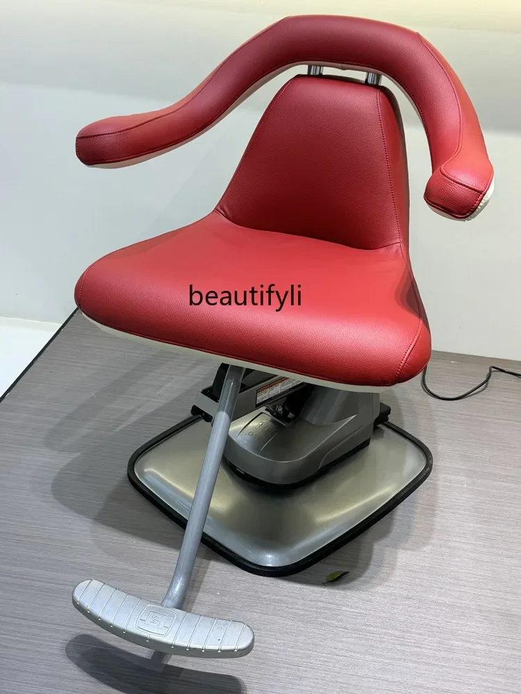 For Hair Salon Electric Chassis Adjustable Rotating Makeup Chair Beauty Hairdressing Hair Cutting Hot Dyeing Chair